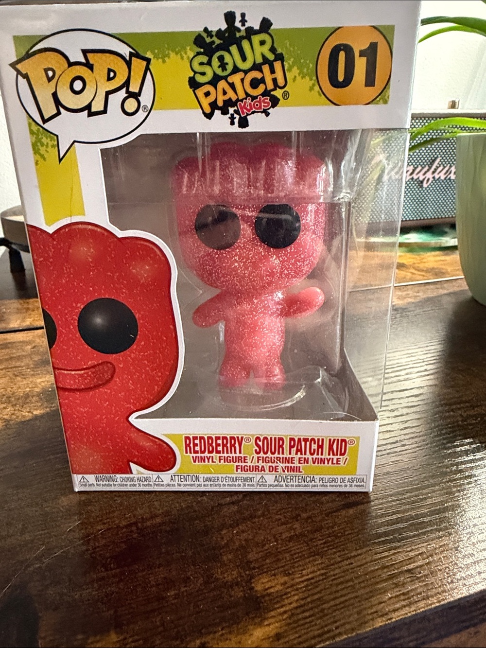 Funko Pop! Sour Patch Kids Redberry Vinyl Figure - Pink/Red